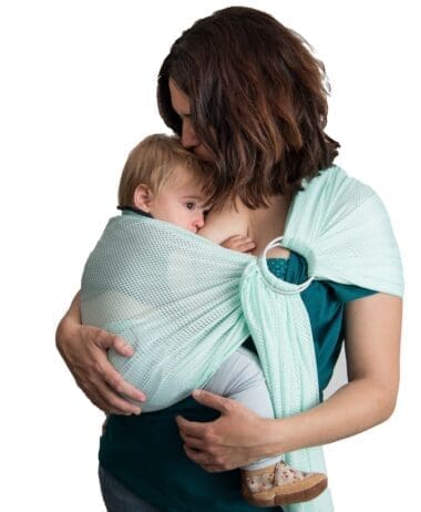 Bandolera porteo agua Menta