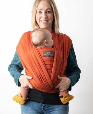 Fular elástico teja