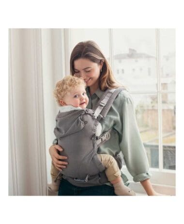 Mochila Ergonómica Quokkababy E-Carrier Light Grey