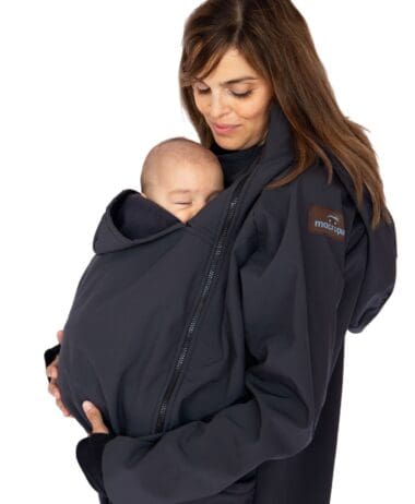 Chaqueta softshell gris oscuro