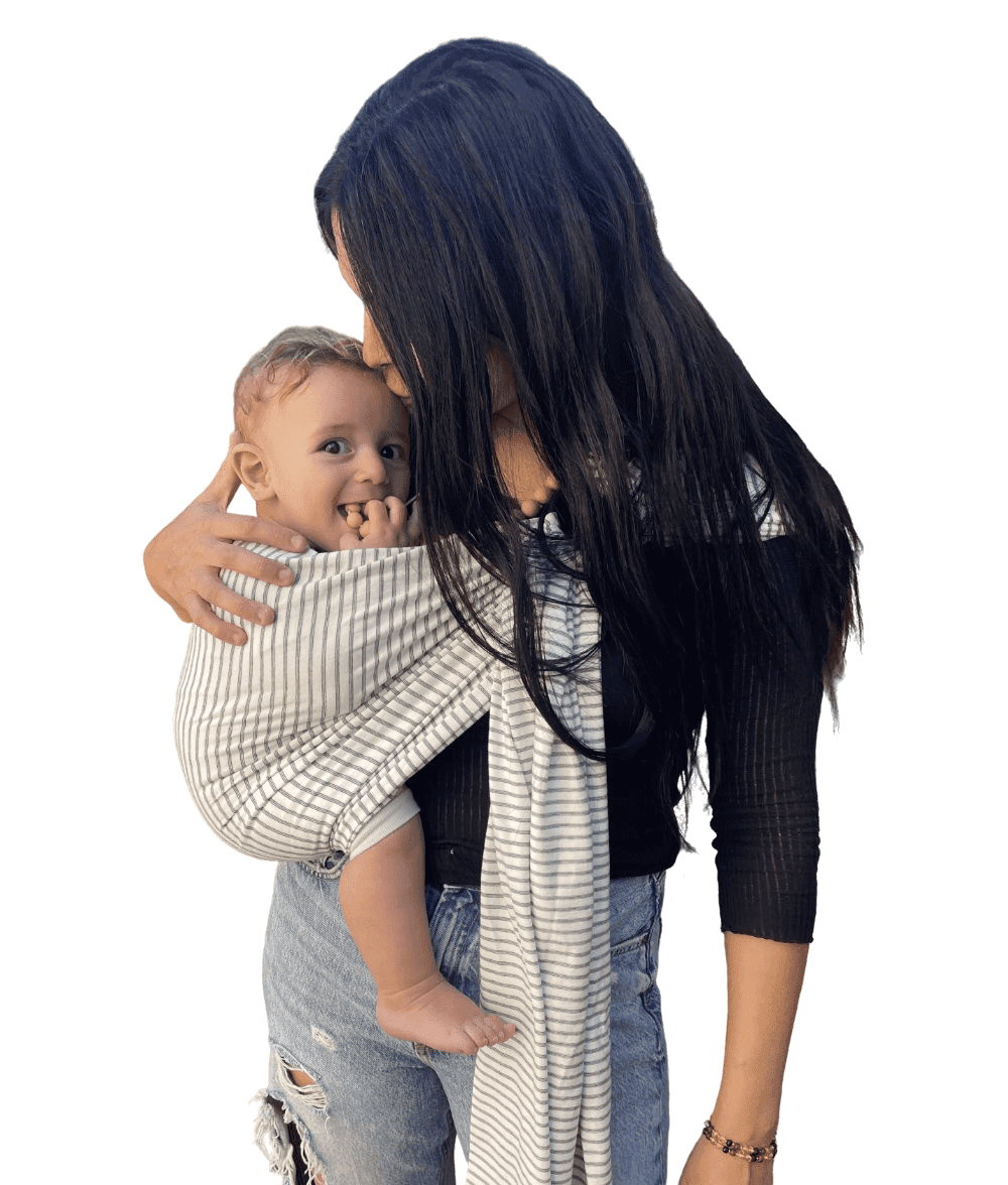 Bandolera porteo rayas