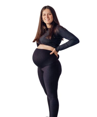 Leggings embarazo negro