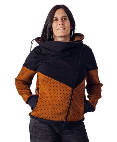 Sudadera lactancia topo marrón